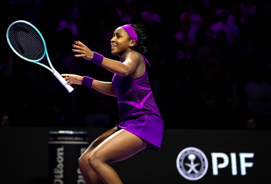 Second seed Coco Gauff overcomes Tereza Valentova in straight sets to reach French Open third round.